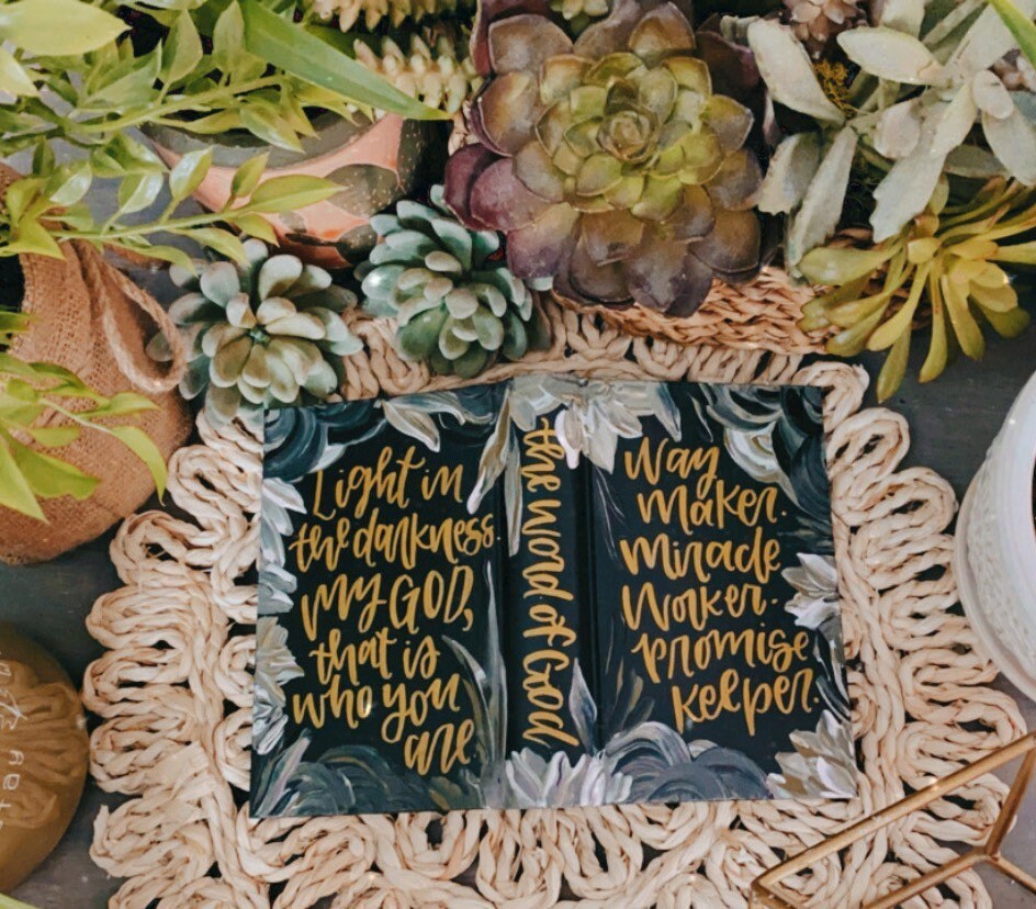 The Erica Bible | Hand Painted Journaling Bible