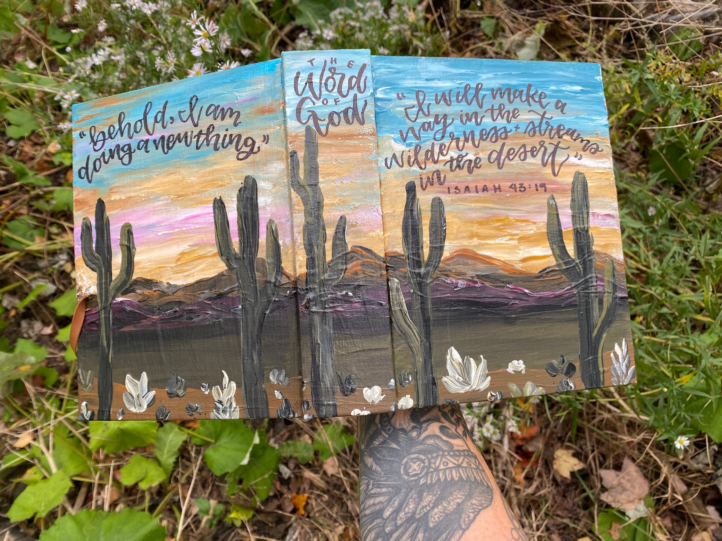 The Andrew Bible | Hand Painted Journaling Bible