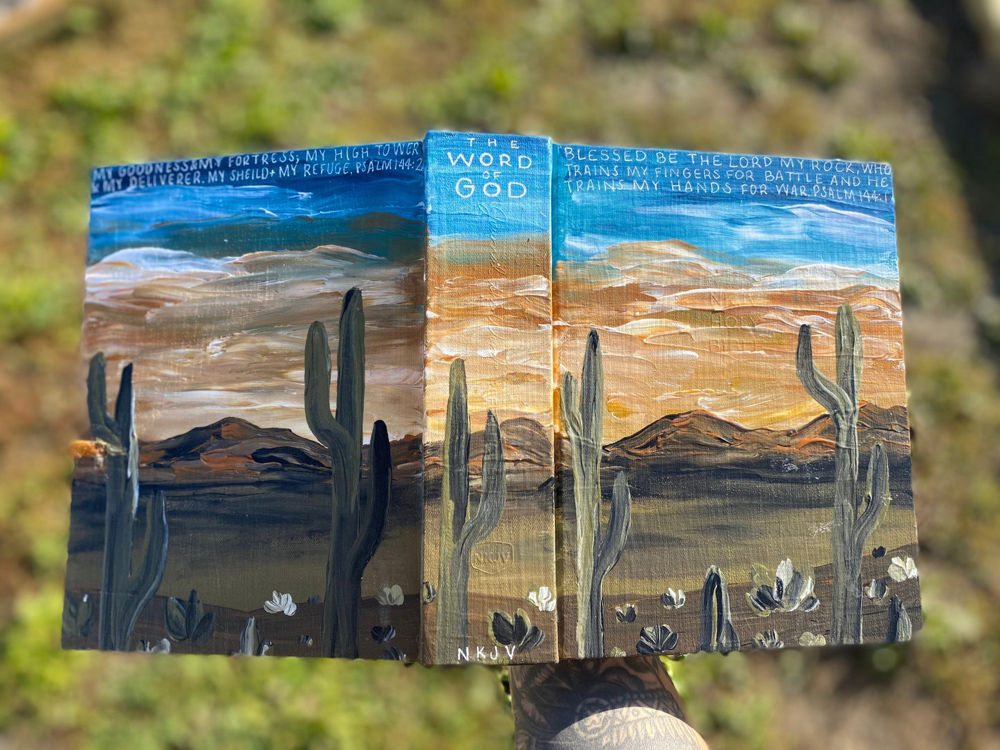 The Andrew Bible | Hand Painted Journaling Bible