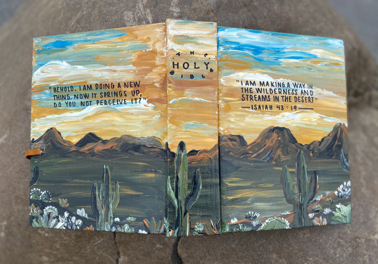 The Andrew Bible | Hand Painted Journaling Bible