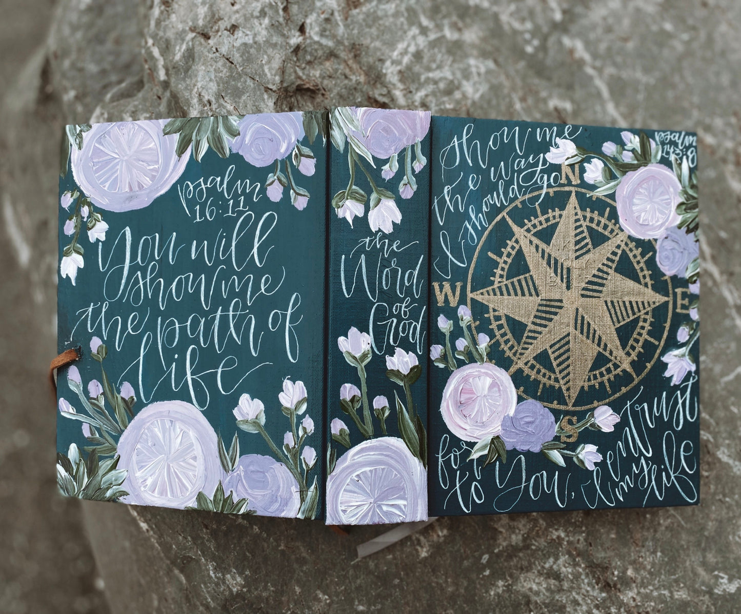 The Emily Bible | Hand Painted Journaling Bible