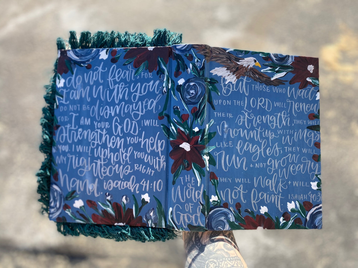 The Johanna Bible | Hand Painted Journaling Bible