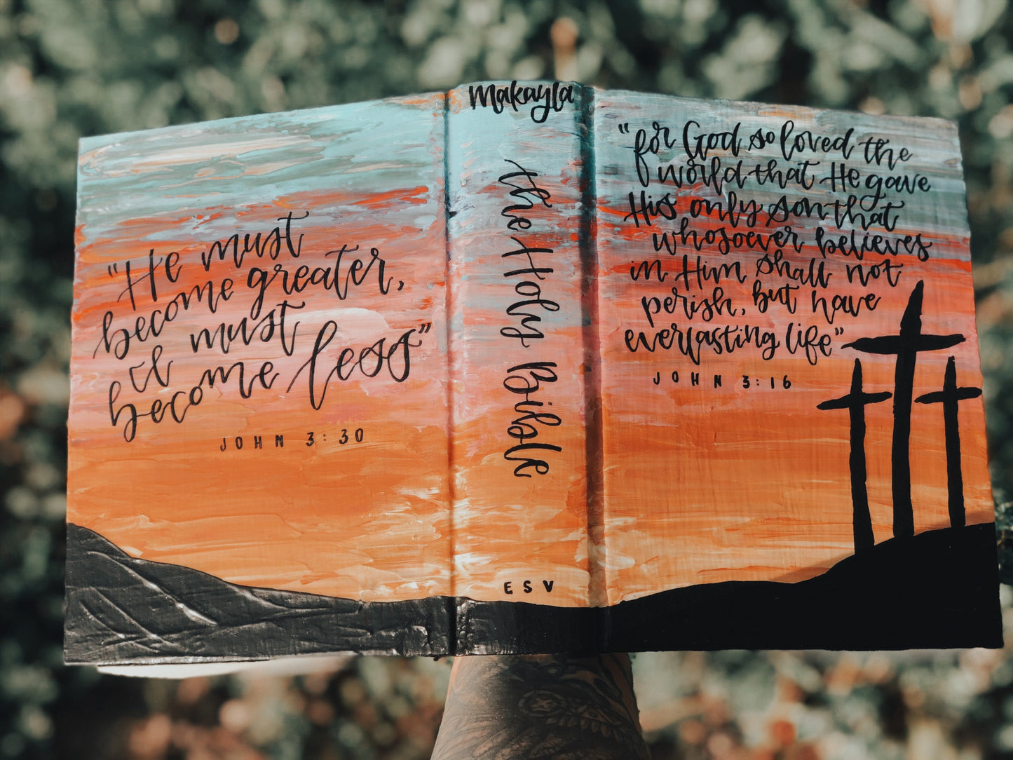 The Jaime Bible | Hand Painted Journaling Bible