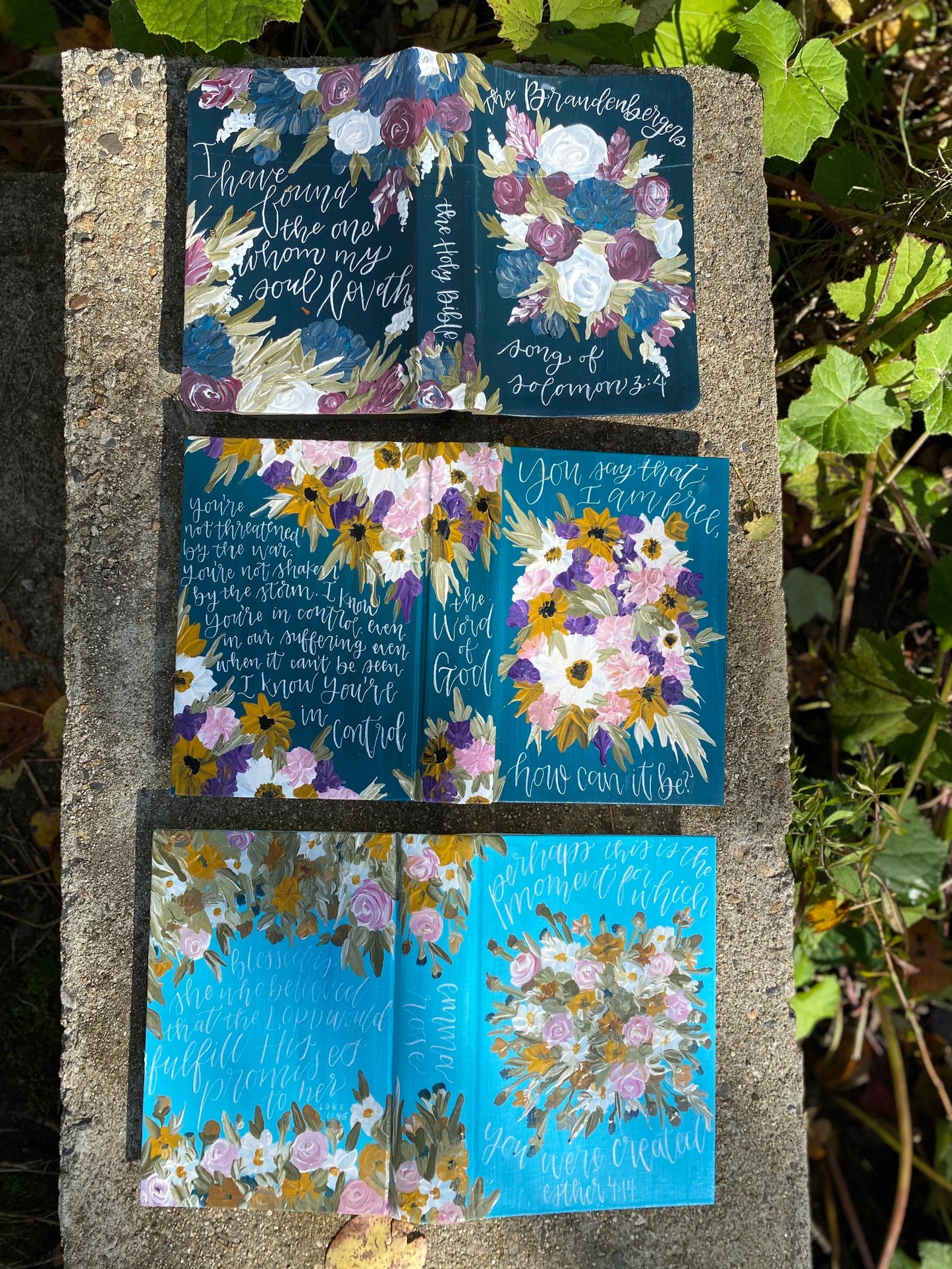 The Maddi Bible | Hand Painted Journaling Bible