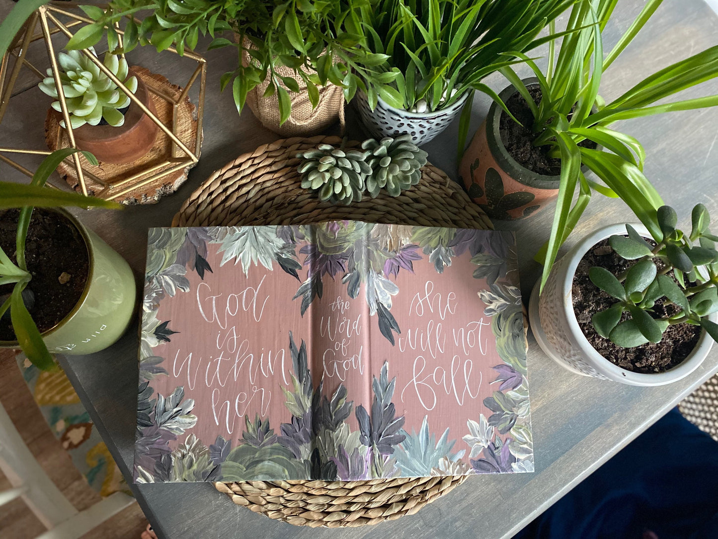 The Erica Bible | Hand Painted Journaling Bible
