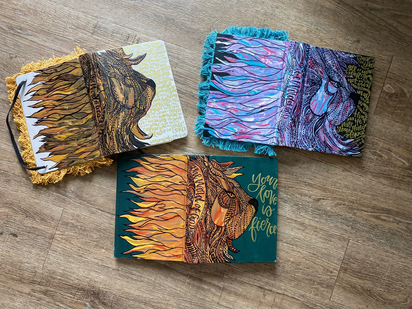 The Ryan Bible | Hand Painted Journaling Bible