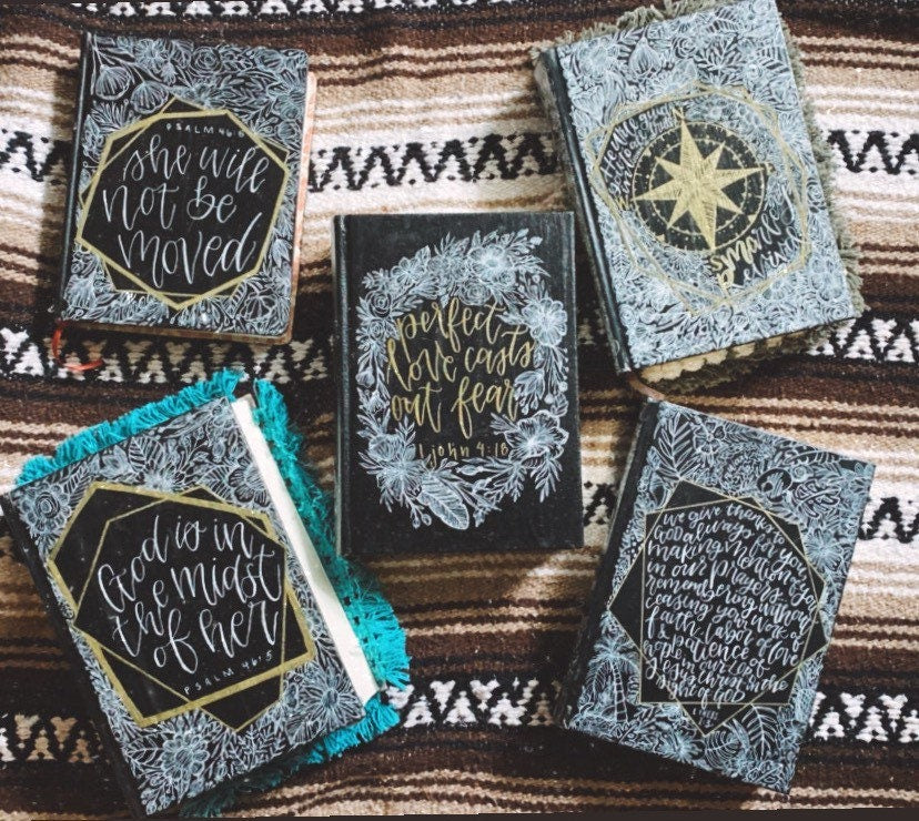 The Tina Bible | Hand Painted Journaling Bible