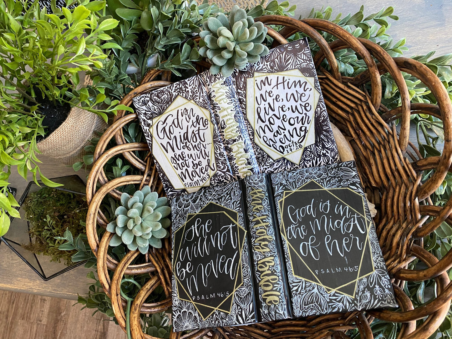 The Tina Bible | Hand Painted Journaling Bible