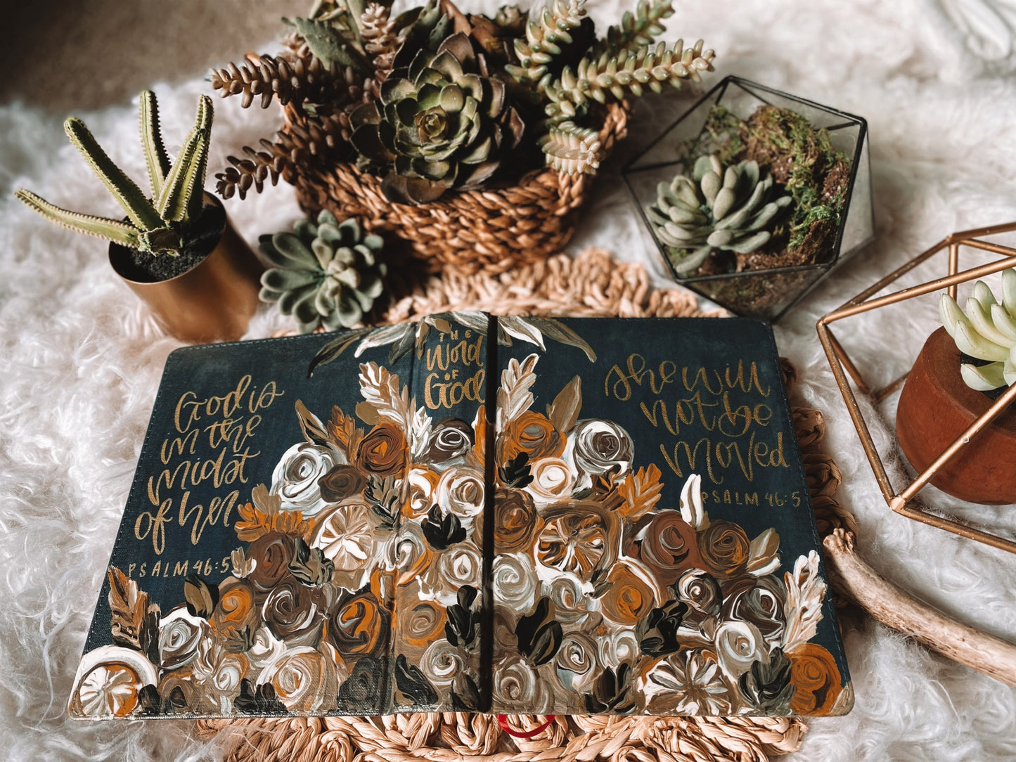The Marla Bible | Hand Painted Journaling Bible
