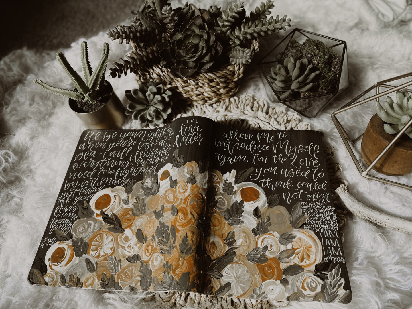 The Marla Bible | Hand Painted Journaling Bible