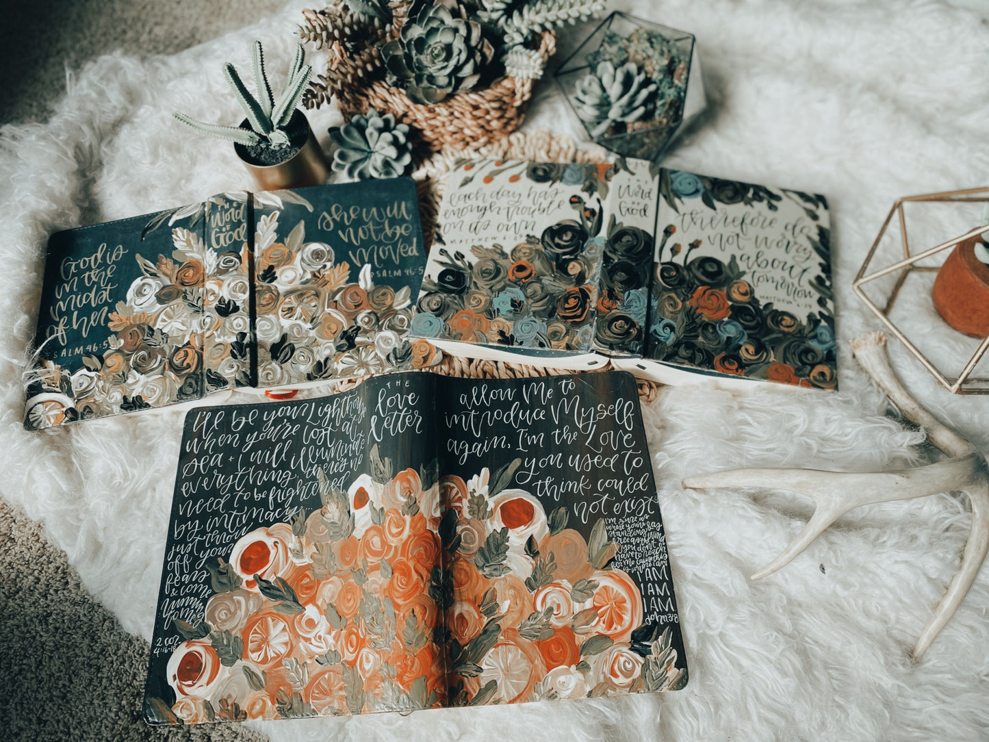 The Marla Bible | Hand Painted Journaling Bible