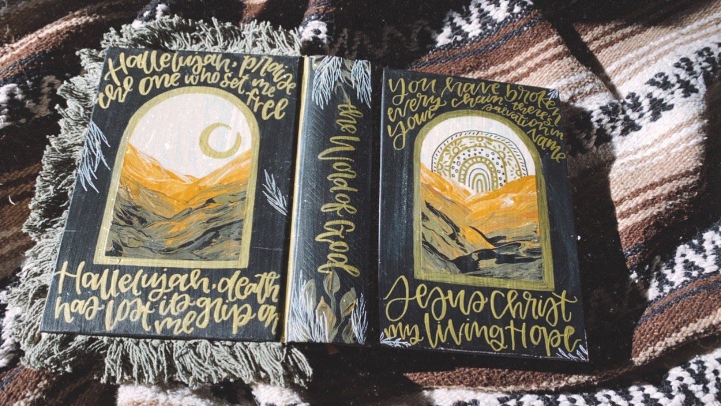 The Myca Bible | Hand Painted Journaling Bible