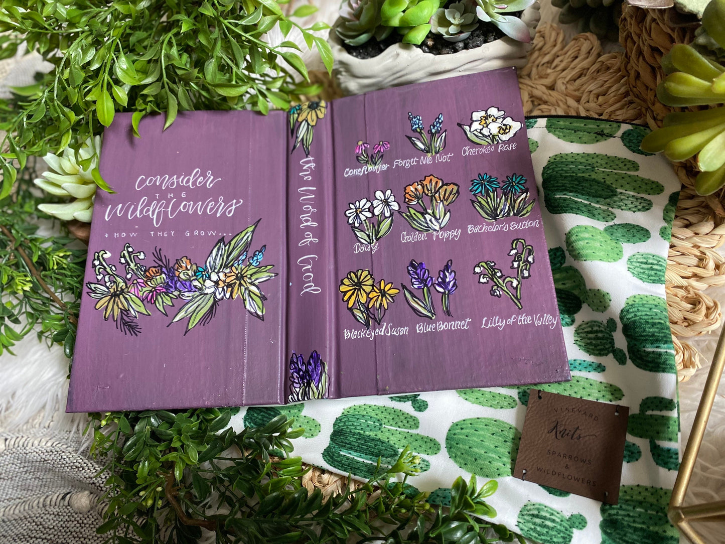 The Peggy Bible | Hand Painted Journaling Bible