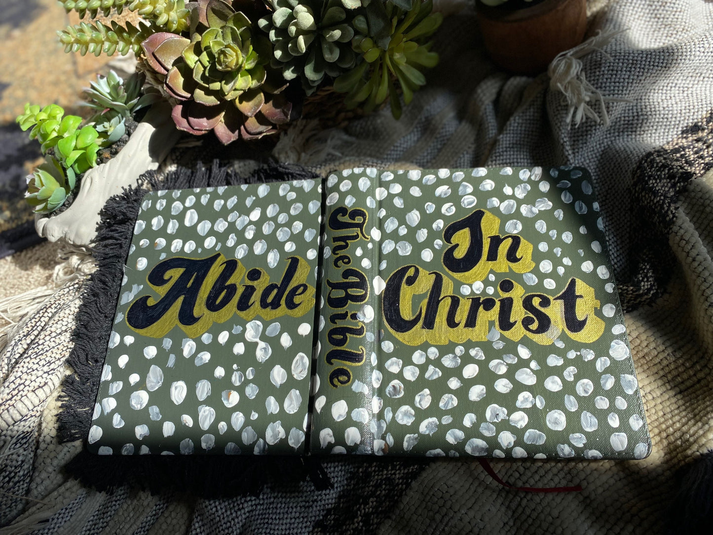 The Diandra Bible | Hand Painted Journaling Bible