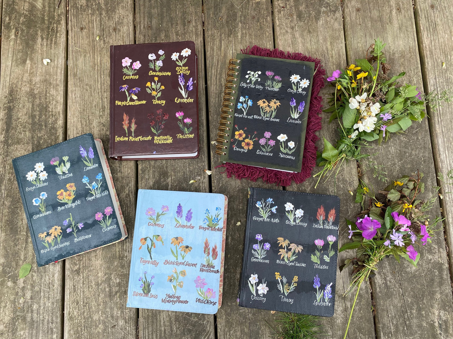 The Peggy Bible | Hand Painted Journaling Bible