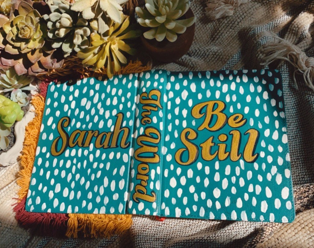 The Diandra Bible | Hand Painted Journaling Bible