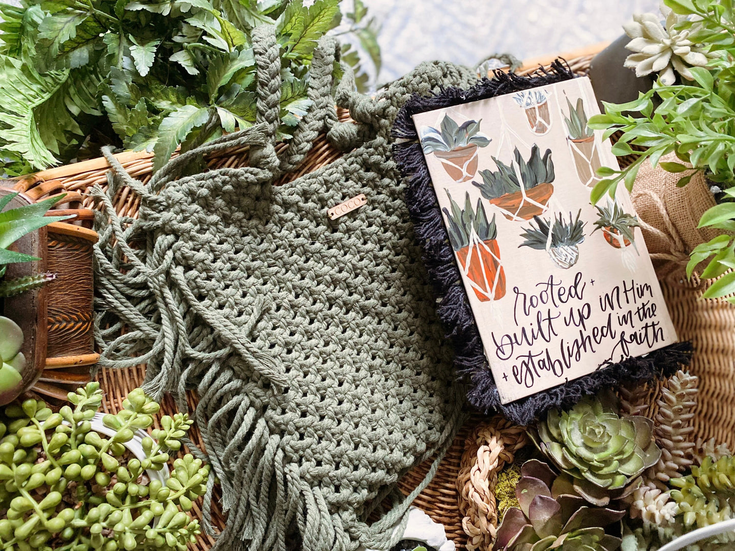 The Lauren Bible | Hand Painted Journaling Bible
