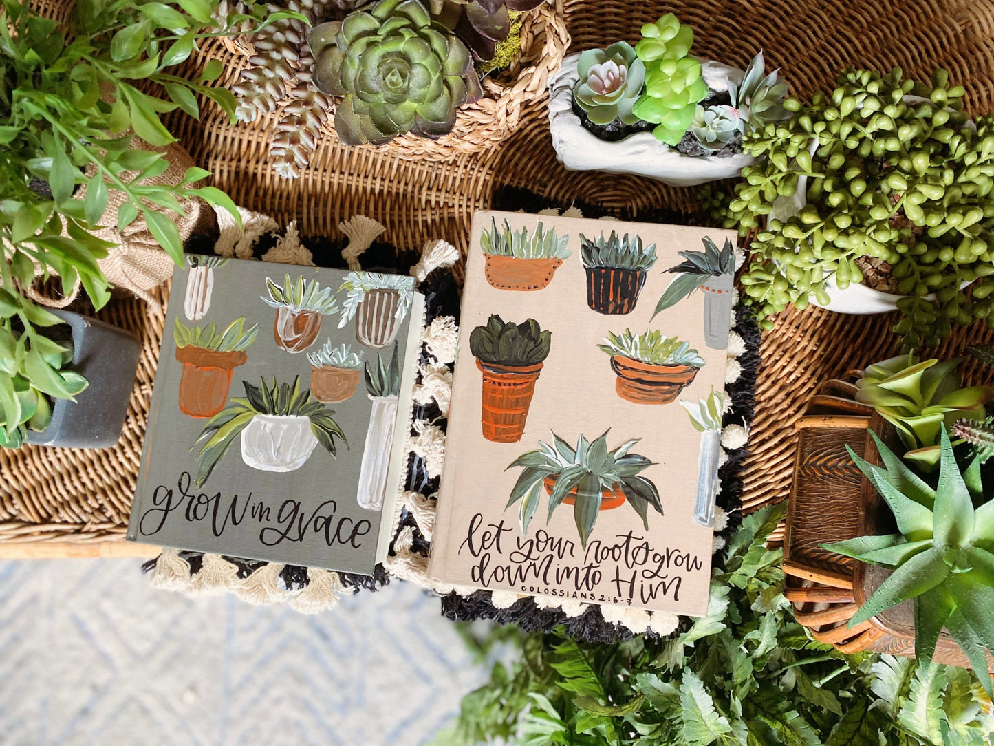 The Lauren Bible | Hand Painted Journaling Bible