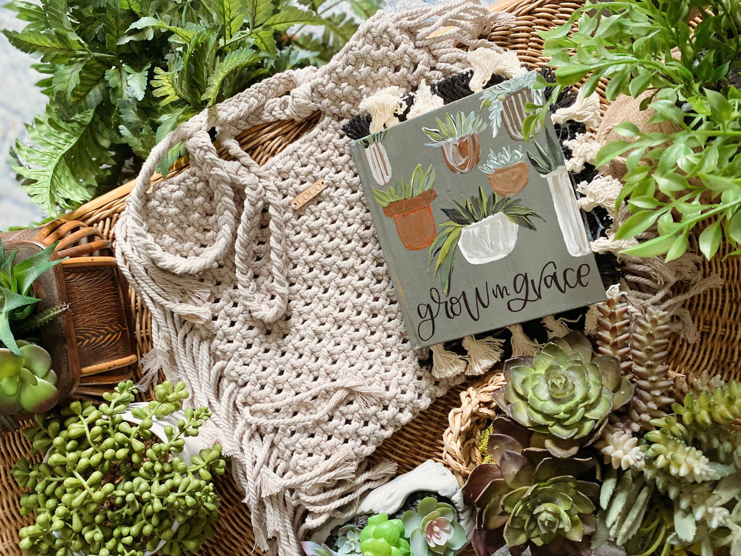 The Lauren Bible | Hand Painted Journaling Bible
