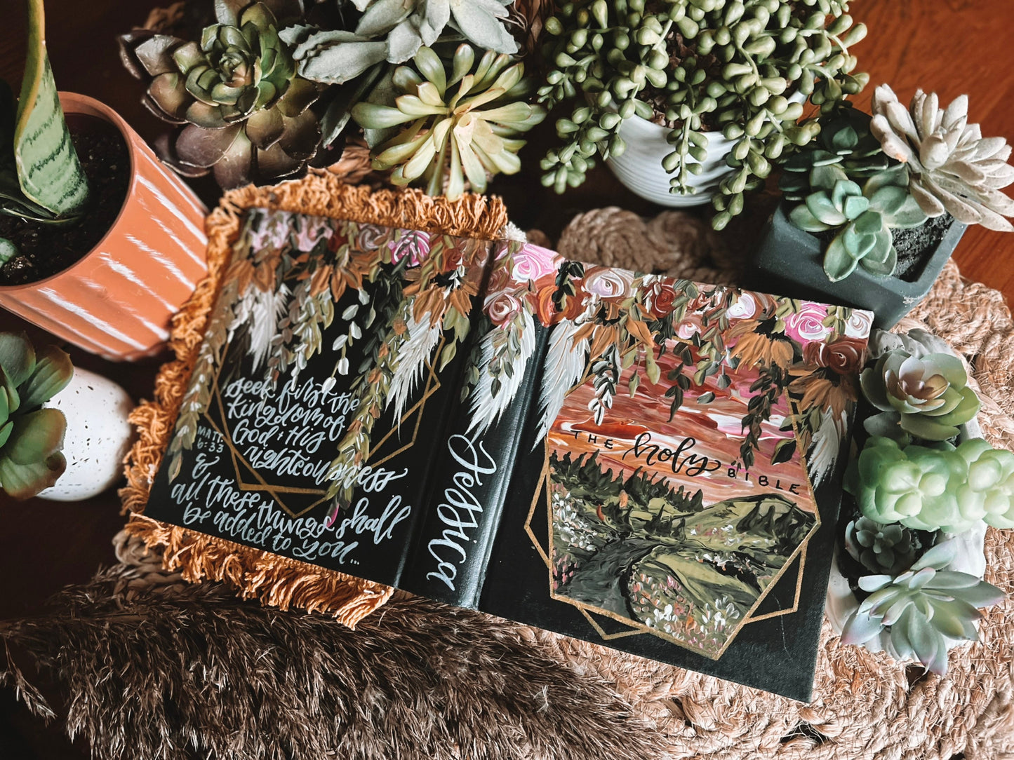 The Jessica Bible | Hand Painted Journaling Bible