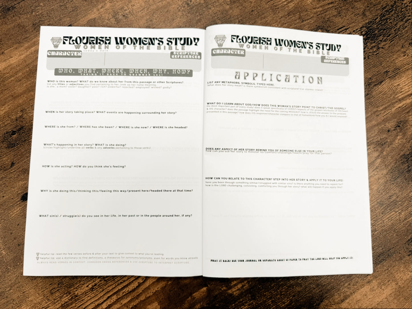 Flourish- Women of the Bible Study