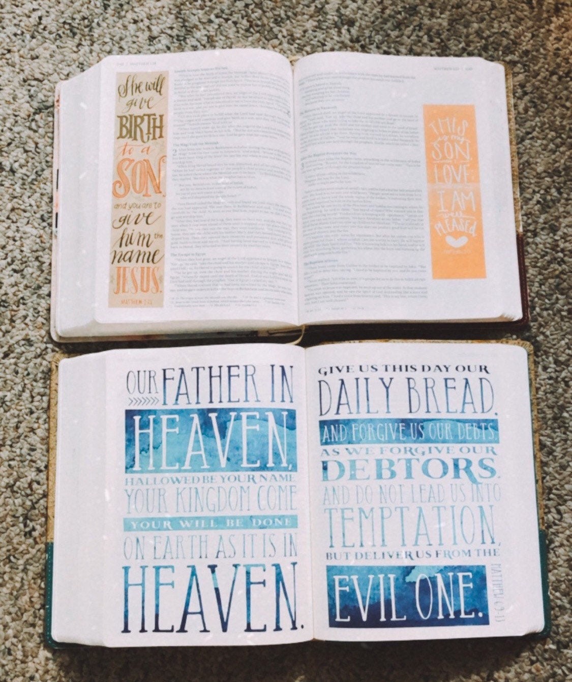 Flexible Cover Bible | NIV Beautiful Word Hand Painted Bible