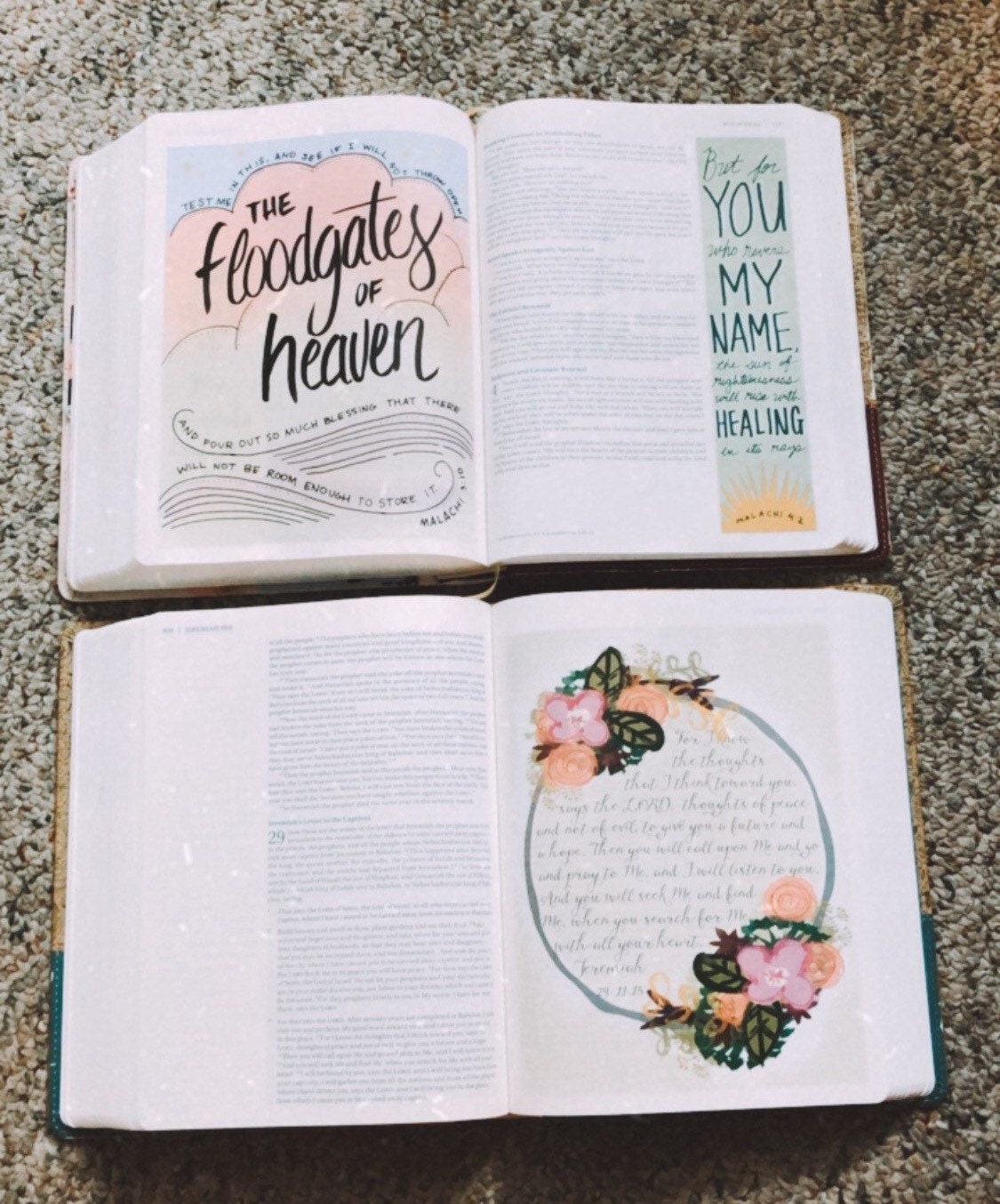 Flexible Cover Bible | NIV Beautiful Word Hand Painted Bible