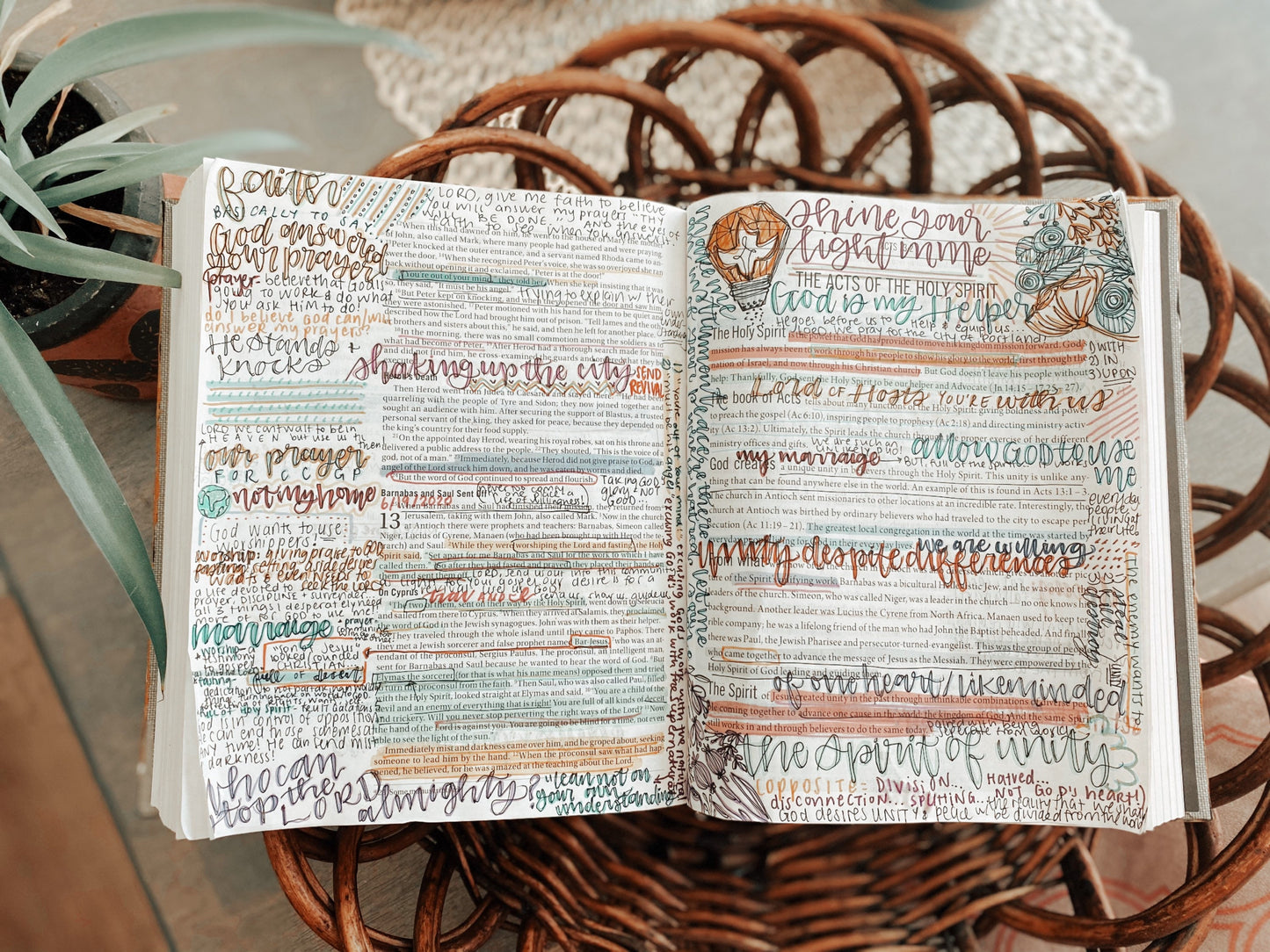 The Jesus Bible | Customizable & Hand Painted | NIV or ESV