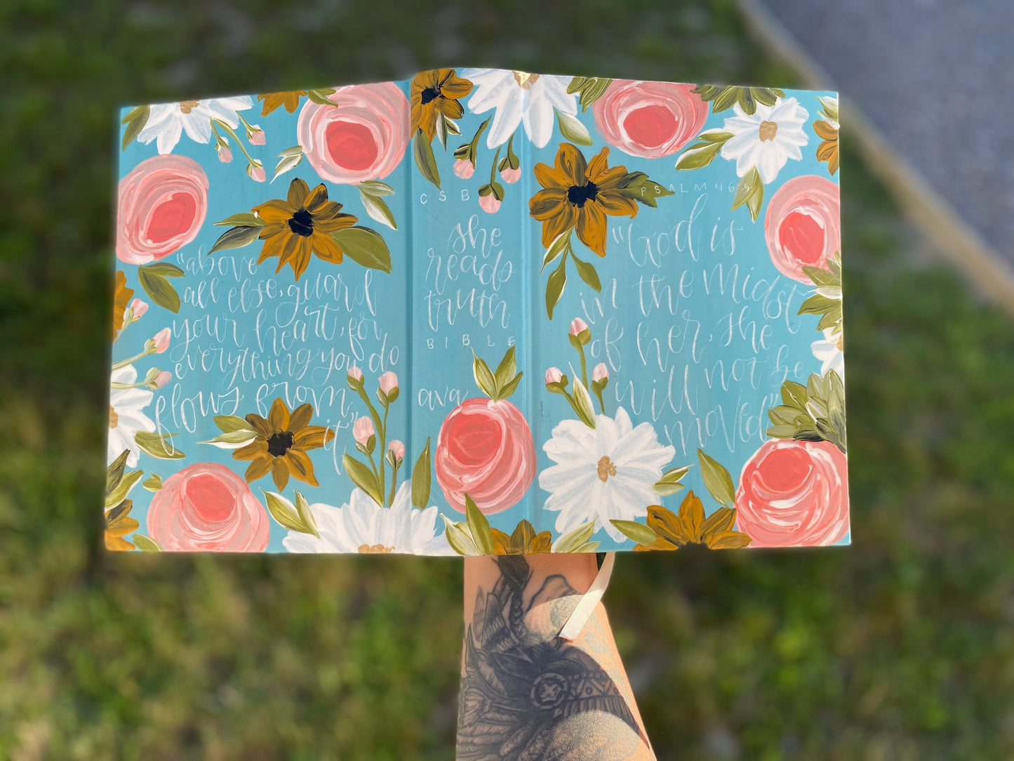 She Reads Truth Bible | Hand Painted, Fully Customizable | CSB