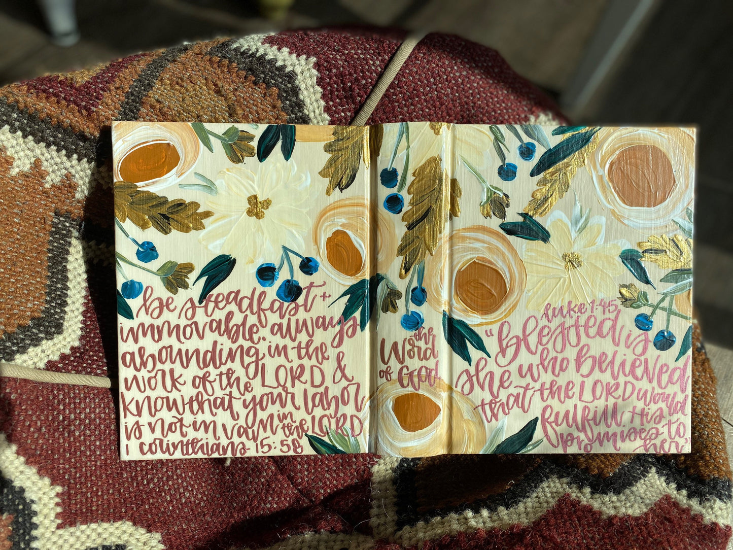 The Danielle Bible | Hand Painted Journaling Bible