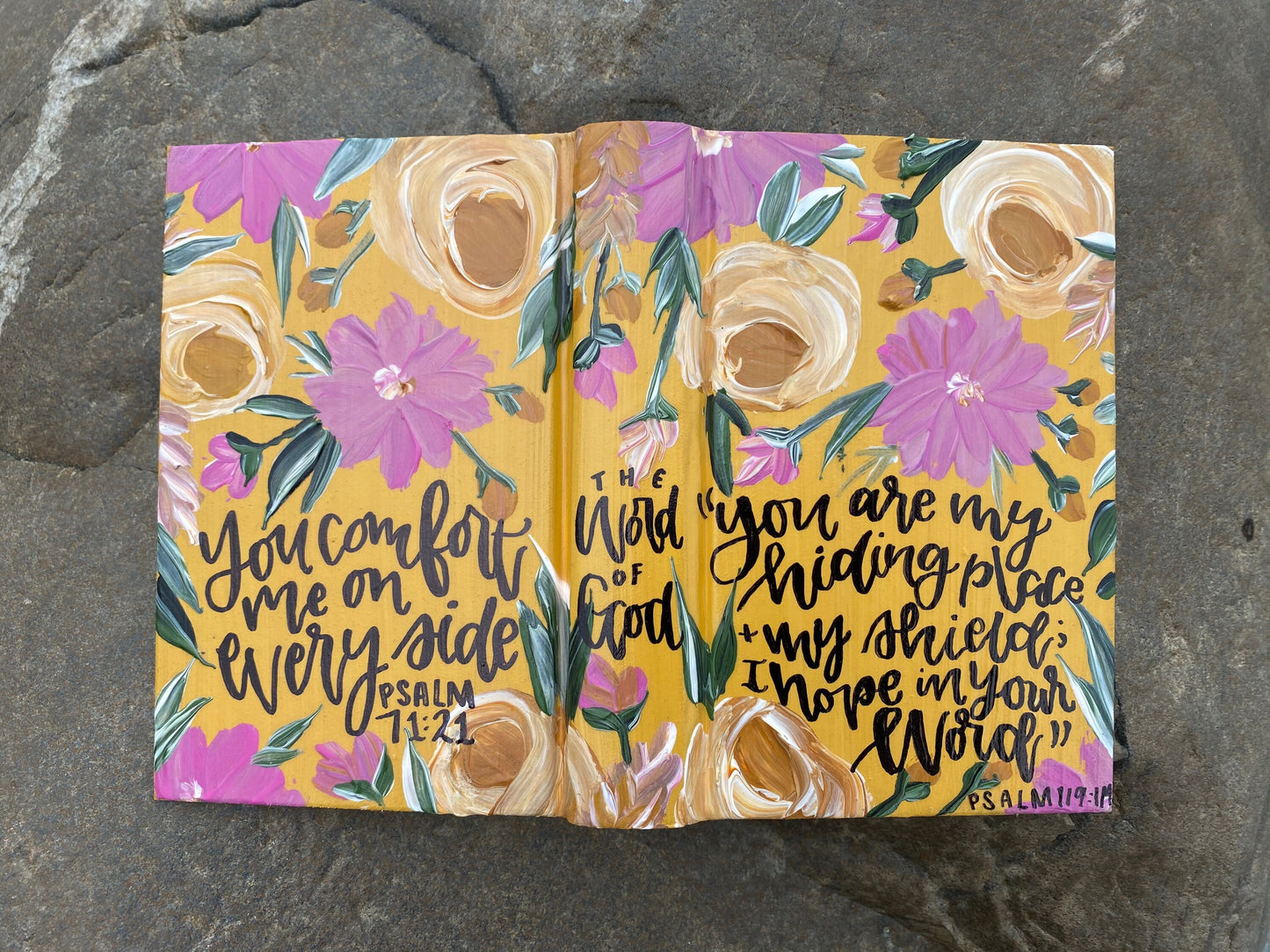 The Danielle Bible | Hand Painted Journaling Bible