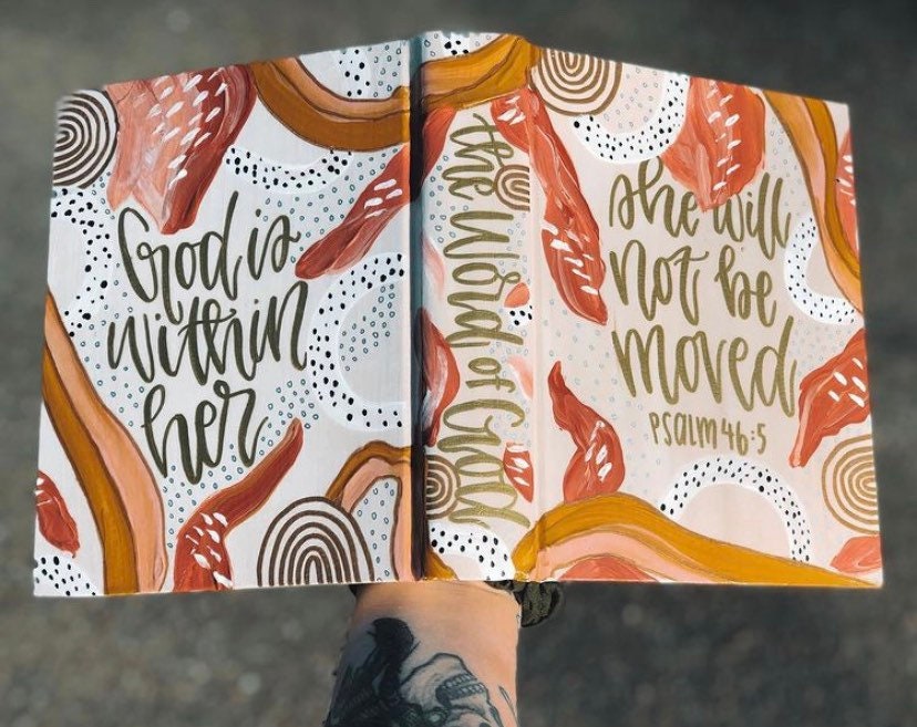 The Montana Bible | Hand Painted Journaling Bible