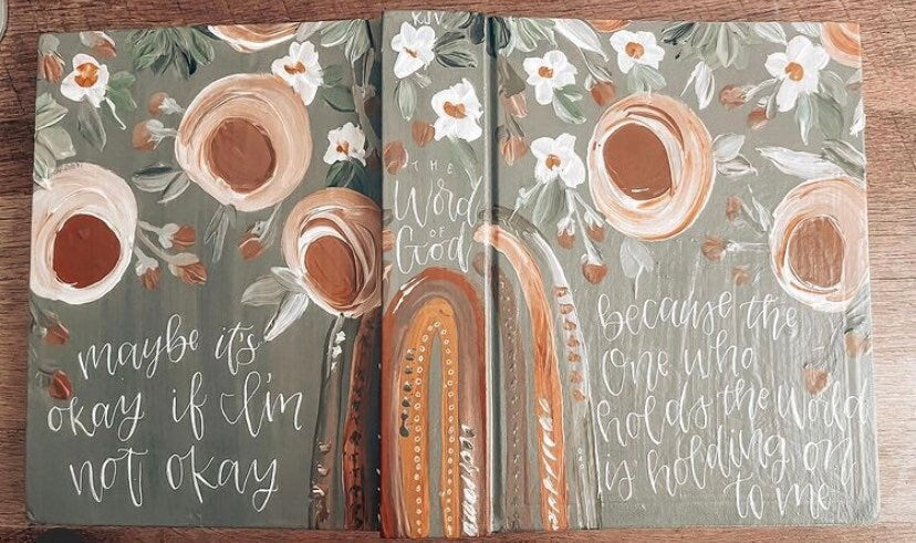 The Brianna Bible | Hand Painted Journaling Bible