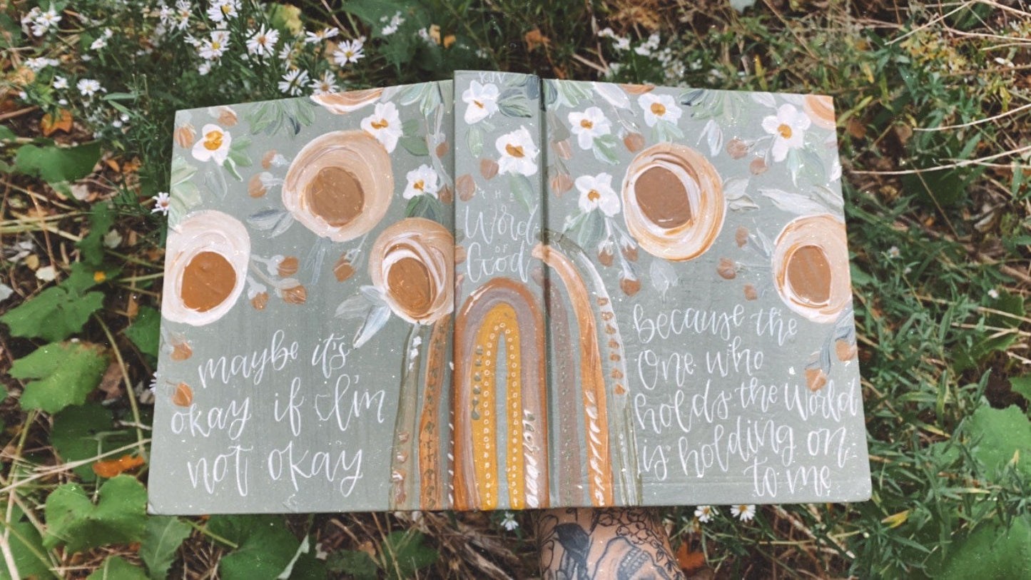 The Brianna Bible | Hand Painted Journaling Bible