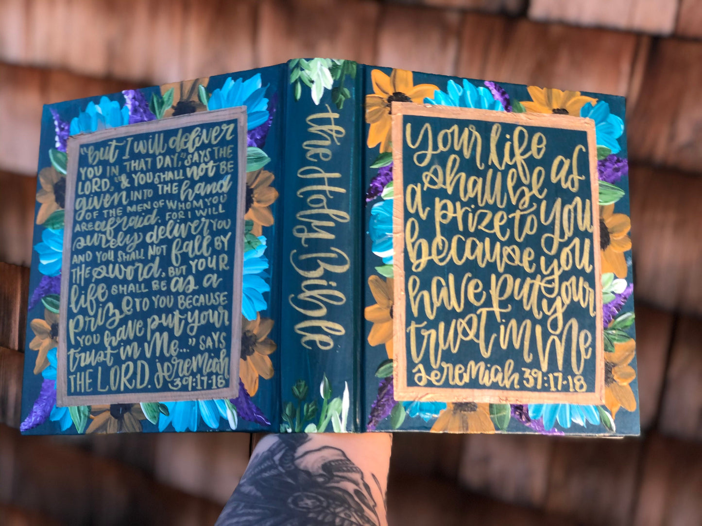 The Sarah Bible // Hand Painted // Landscape // ESV Journaling