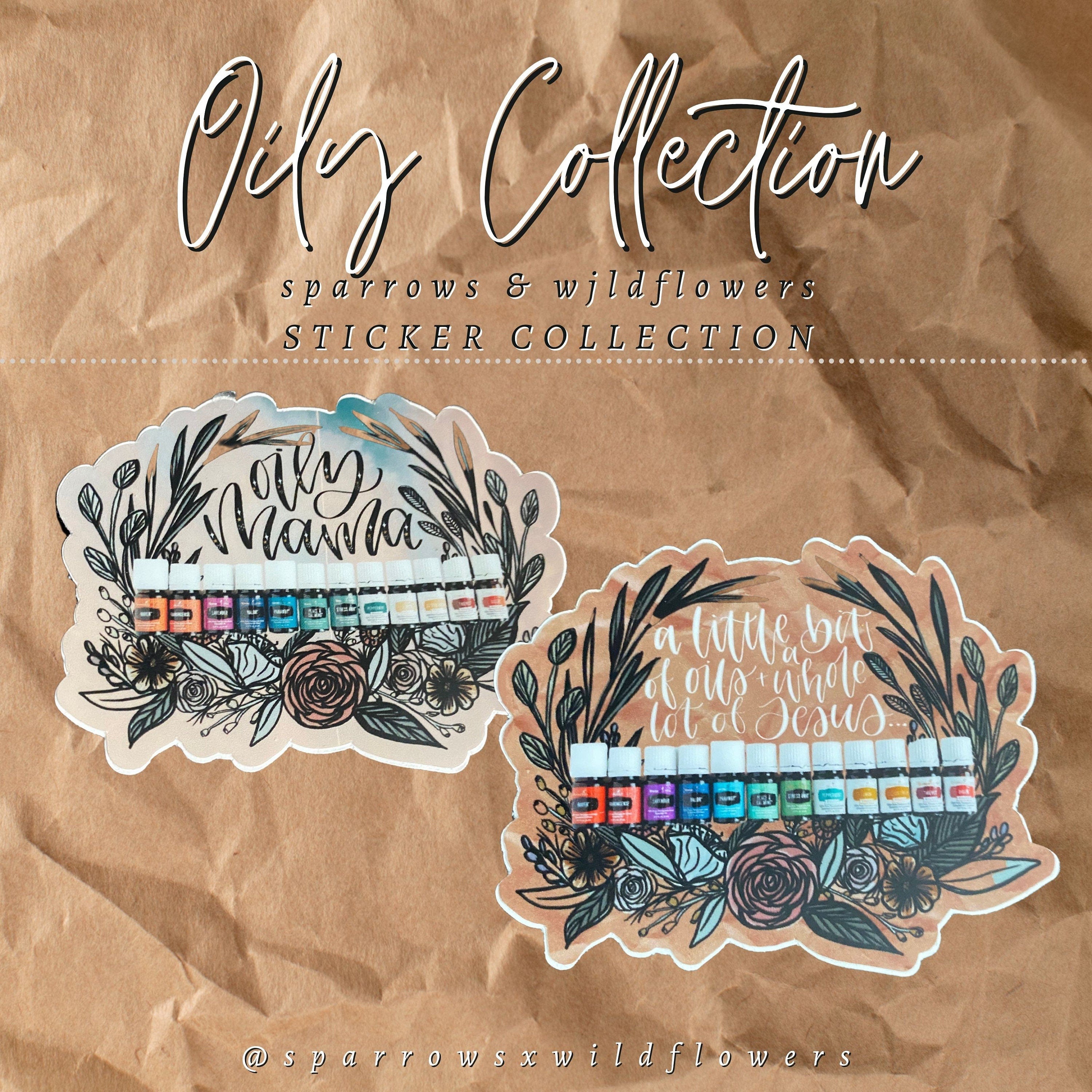 Essential Oil Lovers Sticker Collection – Sparrows & Wildflowers