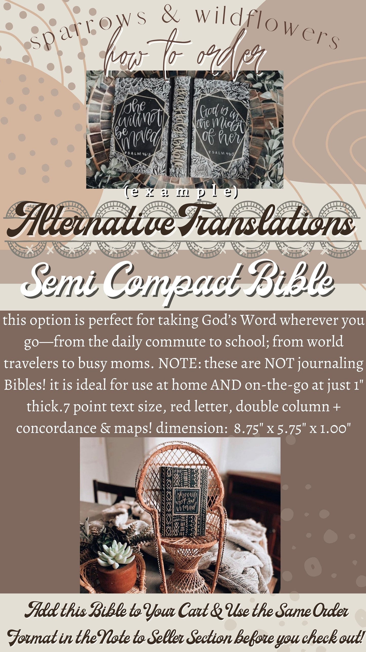 Custom NKJV Semi-Compact Bible